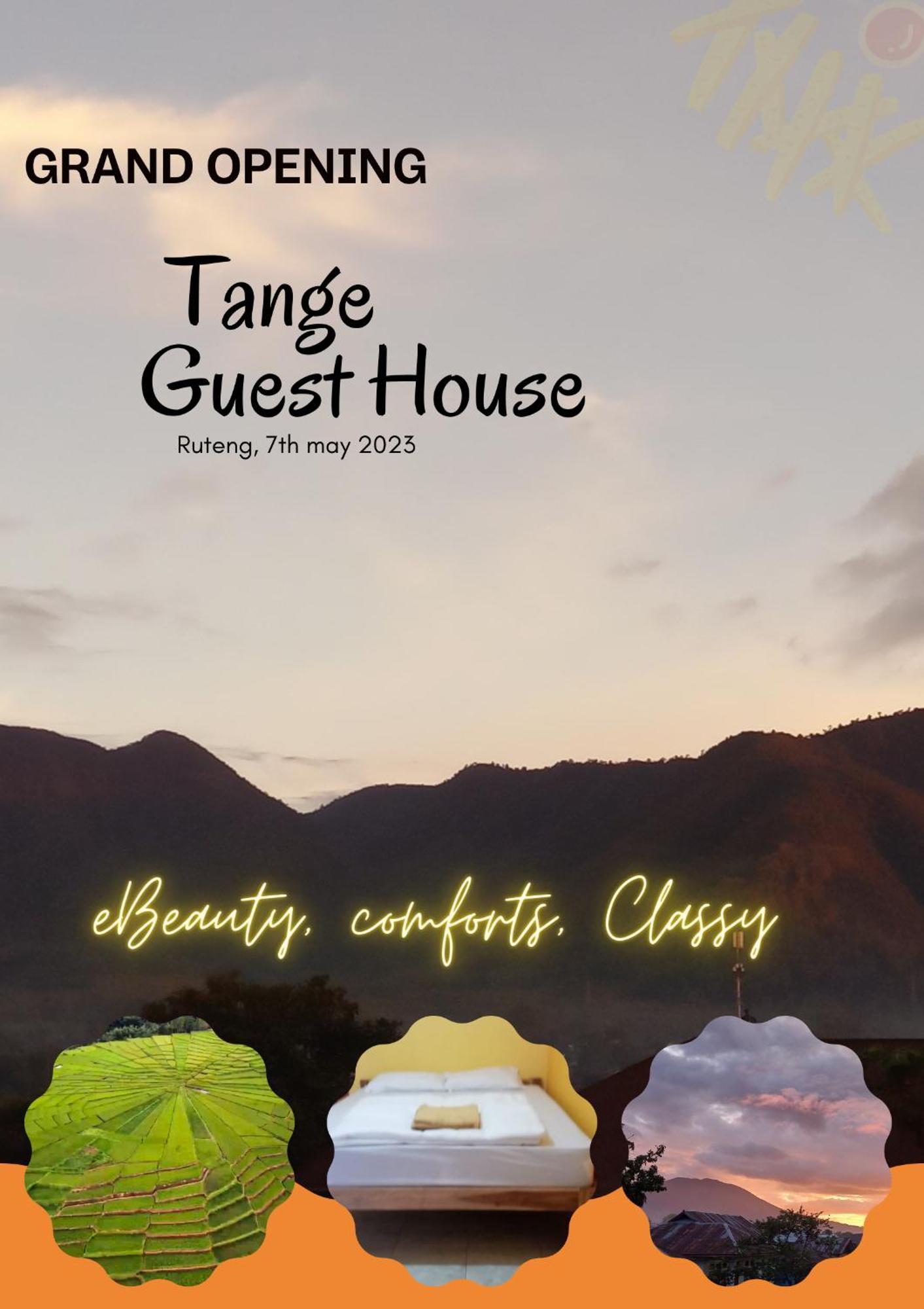 Tange Guest House Ruteng Buitenkant foto